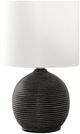 Monarch Specialties Inc. Black Round Resin Table Lamp-0
