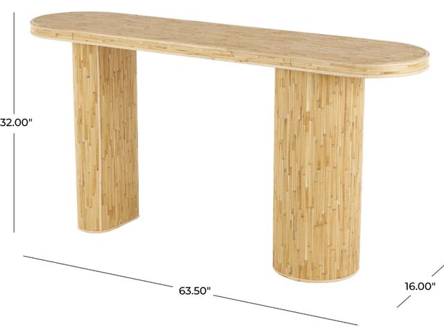 Deco Marche Brown Console Table-2