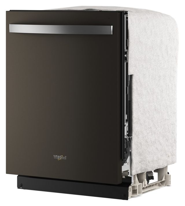 Whirlpool® 24" Fingerprint Resistant Black Stainless Steel Top Control Built-In Dishwasher  with Total Coverage Wash Action and Auto Open Air Dry-3