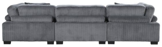 Mazin Furniture Traverse Gray Sofa-2