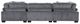 Mazin Furniture Traverse Gray Sofa-2