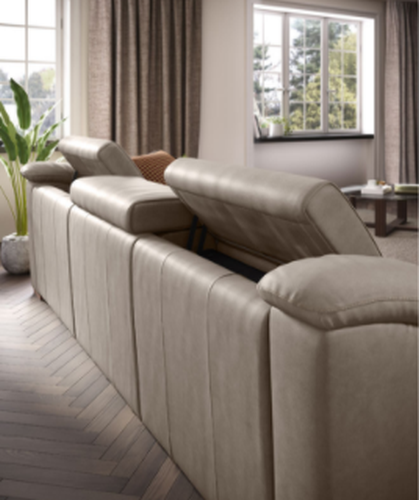 Natuzzi Editions Emozione 3-Piece Power Reclining Right-Arm