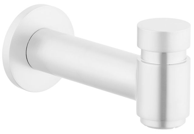 Hansgrohe Talis S Matte White Tub Spout with Diverter-0