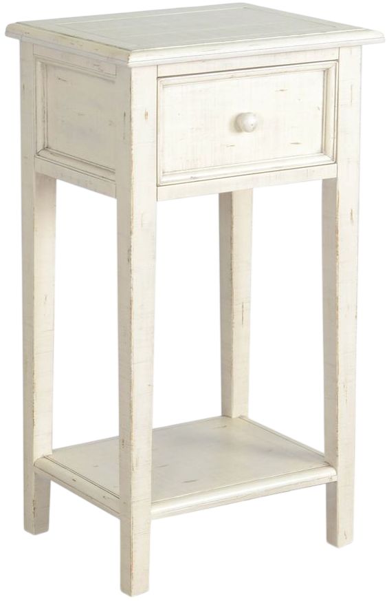 Sunny Designs™ White Sand Side Table-0