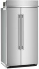 KitchenAid® 42" 25.5 Cu. Ft. PrintShield™ Stainless Steel Built In Side-by-Side Refrigerator with Platinum Interior-1