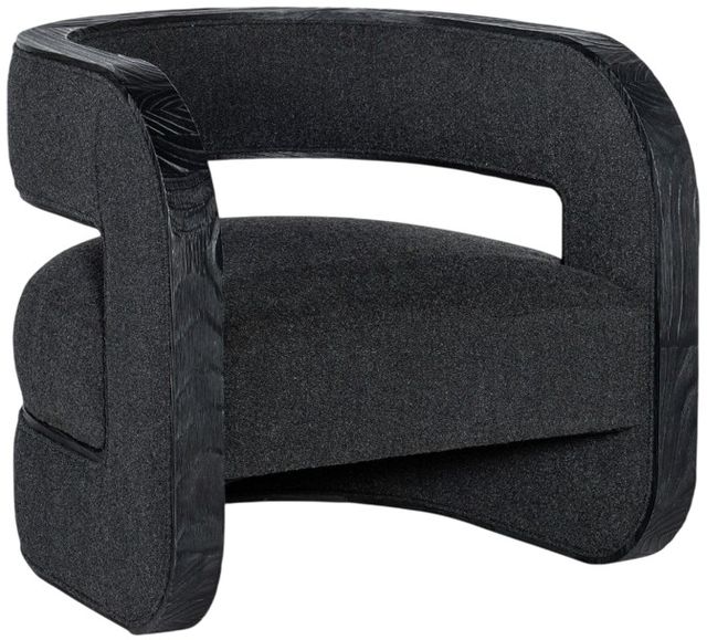 Hooker® Furniture CC Burke Charred Black/Wolf Ebony Accent Chair-0