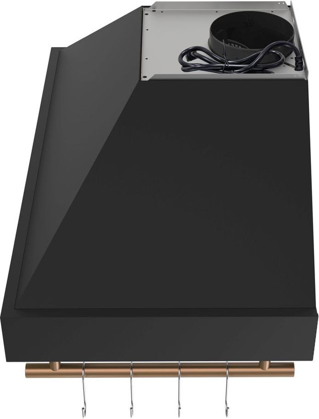 FORNO® Venezia Series Alta Qualita 36" Black Wall Mounted Range Hood  -4