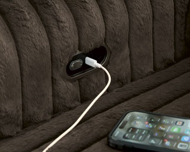 Signature Design by Ashley® Chalmers Chocolate Power Gliding Chaise-4