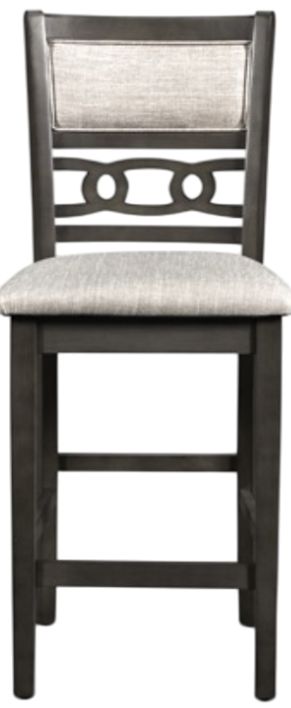 American Wholesale Furniture Gia Gray Dining Pub Side Chair-1