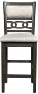American Wholesale Furniture Gia Gray Dining Pub Side Chair-1