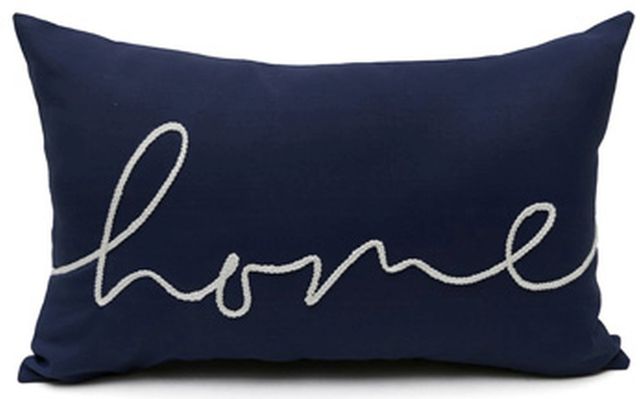 Signature Design by Ashley® Velvetley Navy/White Pillows-0