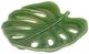 A & B Home Green Leaf Small Decorative Plate-0