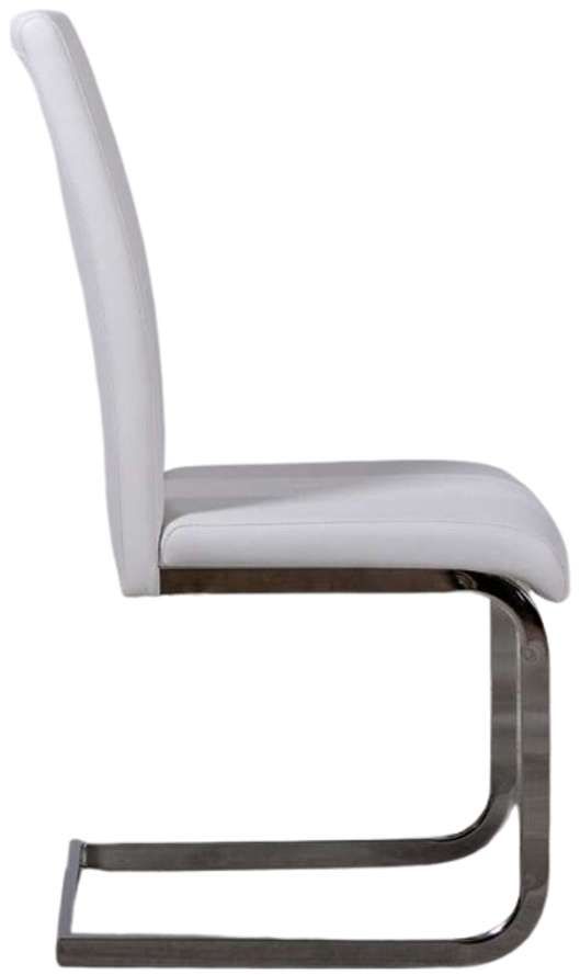 Global Furniture USA D915 4-Piece White Dining Chair Set-2