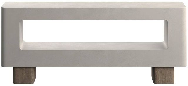 Bernhardt Casa Paros Bedrock Console Table with Playa Base-2