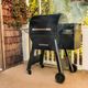 Traeger® Ironwood 46" Black Freestanding Wood Pellet Grill-4