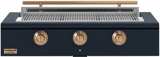 Caliber™ Rockwell Social 3-Burner Juniper Built-In Liquid Propane Grill with Gold Hardware-0