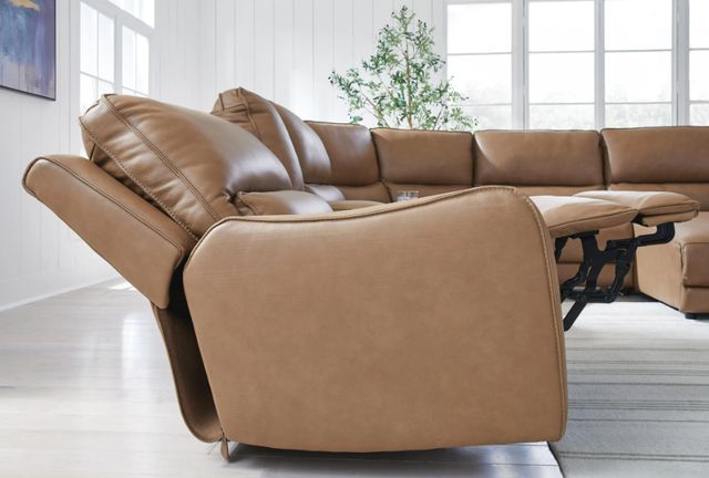 Signature Design by Ashley® Silverbrooke 6-Piece Caramel Power Reclining Right-Arm Facing Sectional and Chaise -2