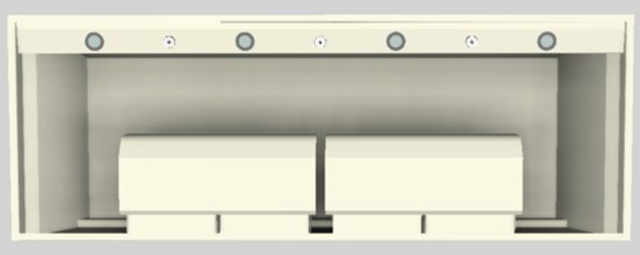 Vent-A-Hood® Designer Series 66" Biscuit Wall Mounted Range Hood-1