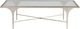 Artistica Home® Porto Tempered Glass Top Cocktail with Champagne Base-2