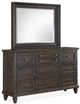 Magnussen Home® Calistoga Weathered Charcoal Landscape Mirror-0