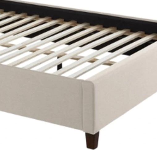 Malouf® Eastman Oat King Upholstered Platform Bed-1