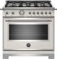 Bertazzoni Heritage Series 36" Avorio Pro Style Gas Range-0