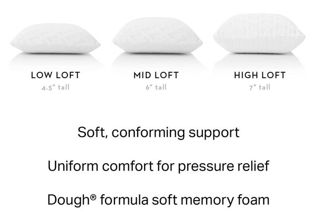 Malouf® Z Dough® Plush High Loft Pillow-2