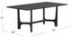 Bassett Mirror Dunnigan Matte Black Dining Table-2