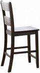 ACME Furniture Haddie 2-Piece Distressed Walnut Counter Chair Set-0