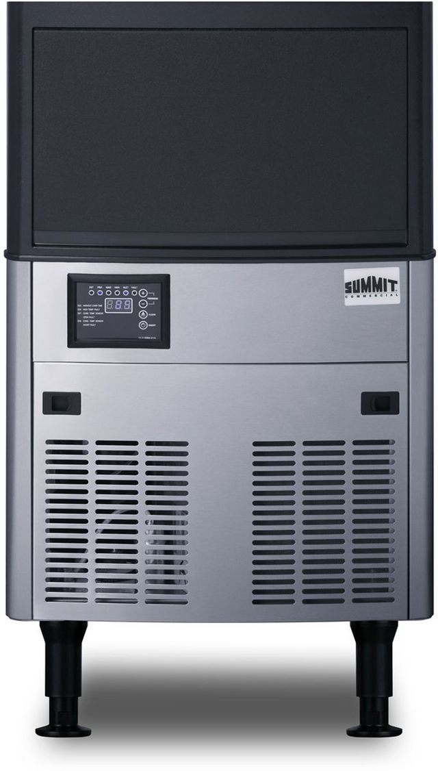 Accucold® 18" 80 lb. Stainless Steel Freestanding Ice Maker
