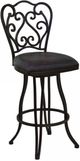 Armen Living Celeste Auburn Bay/Bandero Espresso Bar Stool-0