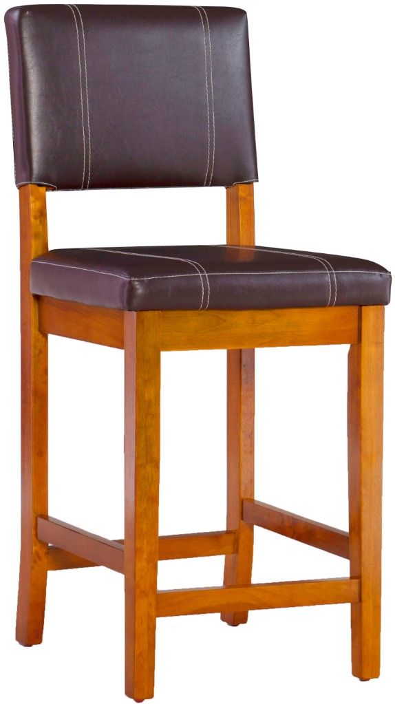 Linon Milano Brown Counter Stool-0