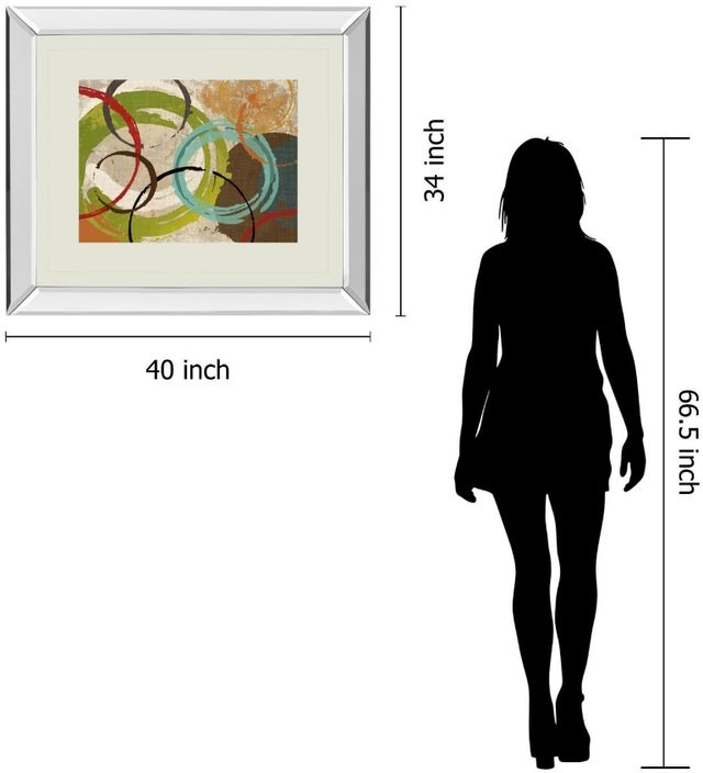 Classy Living Katrina Craven Away We Go I 40"W Wall Art-2