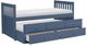 Homelegance® Nora Blue Twin/Twin Trundle Bed-4