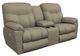 La-Z-Boy® Morrison Sable Power Reclining Loveseat with Console and Headrest-0