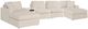 Signature Design by Ashley® Modmax 5-Piece Oyster Modular Sectional with Chaise and Audio Console-0