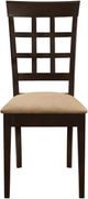 Coaster® Gabriel 2-Piece Cappuccino/Tan Upholstered Side Chairs-1
