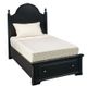 Vaughan-Bassett Cottage Black Twin Storage Footboard-0