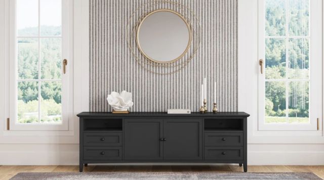 Modus Furniture Grace Raven 84" Entertainment Console-1