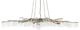 Currey & Company Forest Light Textured Silver/Natural Chandelier-0