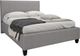 Beaudoin Customizable Jane King Upholstered Platform Bed with Woodland Footboard-1