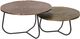 Moe's Home Collection Cross Section 2-Piece Brass Nesting Tables Set-0