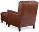 Century® Trading Company Bernard 2-Piece Brown Chair and Ottoman Set-1