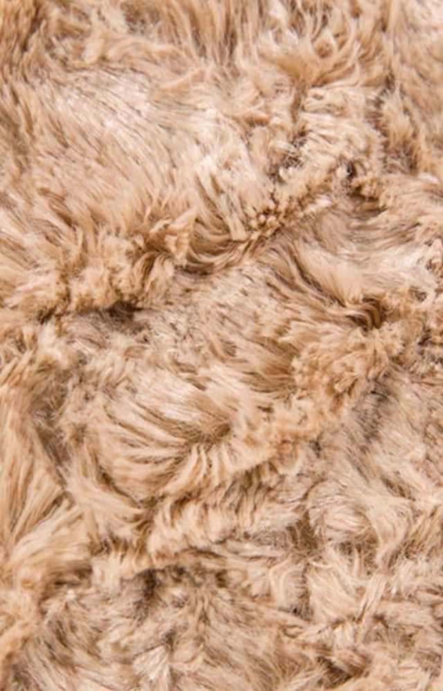 CordaRoy's® Tan Faux Fur Queen Bean Bag Cover -1