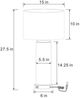 Coaster® Aziel Gold Bedside Table Lamp-2
