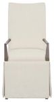 Fairfield® Customizable Entree Dining Concave Tall Back Skirted Arm Chair-1