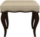 HH2 Home Hamilton Burnished Oak/Cream Vanity Stool-1