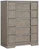 Elements International Kelis Gray 5-Drawer Chest-0
