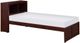Mazin Furniture Rowe Dark Cherry Twin Bookcase Bed-0