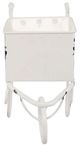 A & B Home White Decorative Wheelbarrow Planter-2
